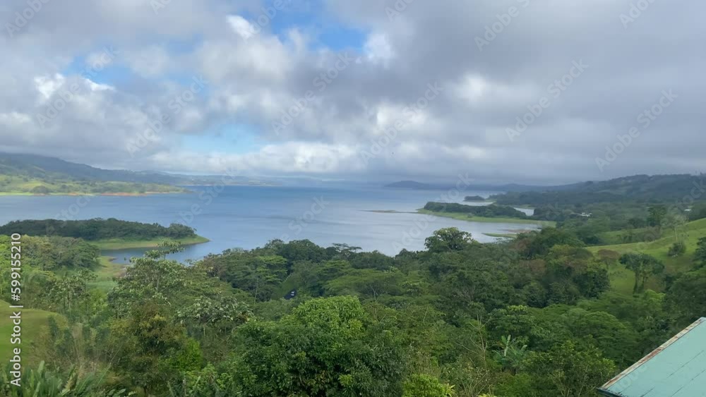 Panoramic View Of Lake Arenal , Costa Rica Panoramic View Of Lake Arenal , Costa Rica