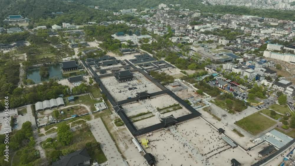 People in Seoul City Park Filmed by Drone
People in Seoul City Park Filmed by Drone
