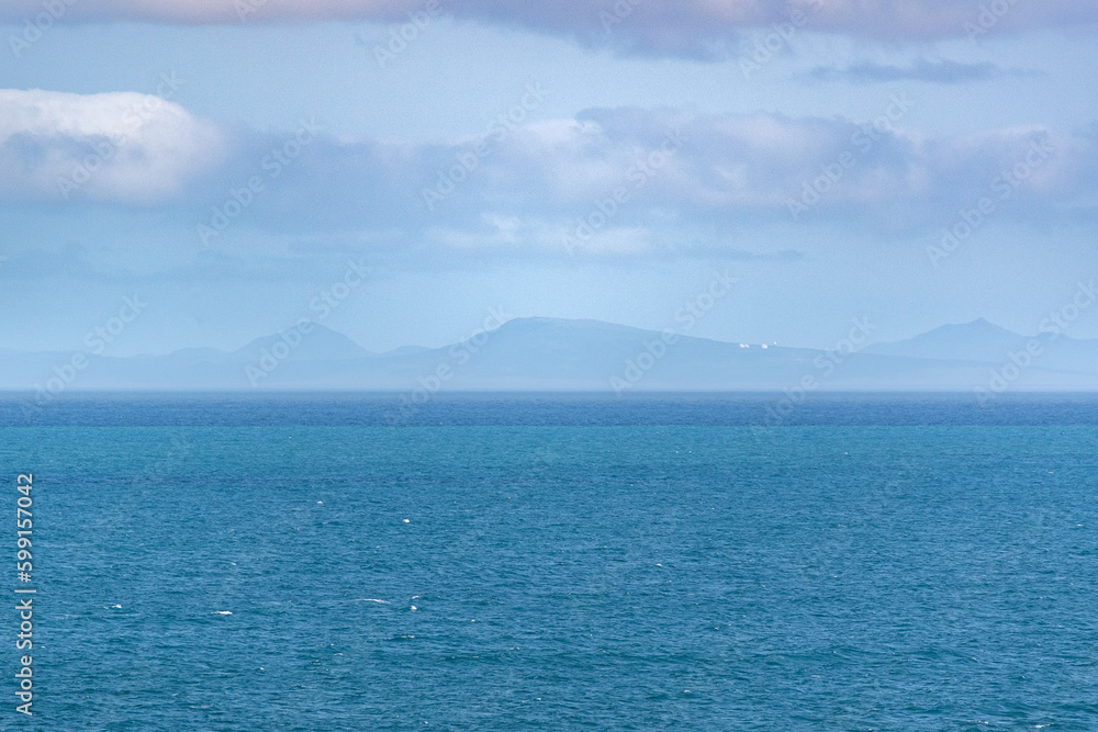 北海道　宗谷岬から望む樺太サハリン