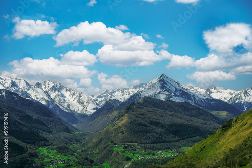 Valley of Argeles-Gazost, Pyrenees, France