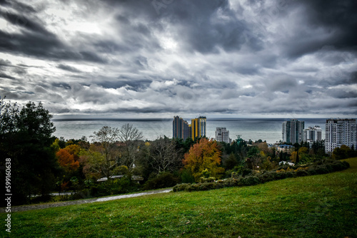 view of the city