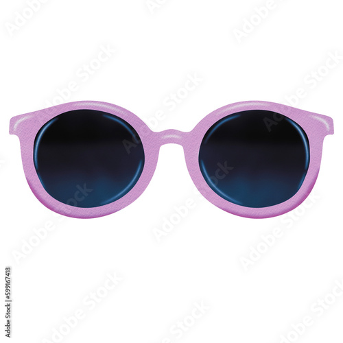 Purple Watercolor sunglasses. 