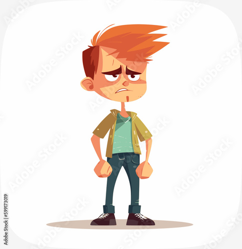 person thinking about something, depressed, sad , angry