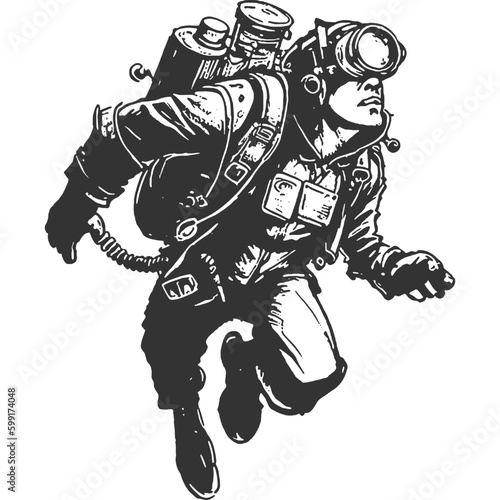 Unknown Odyssey Vintage Illustration Vector