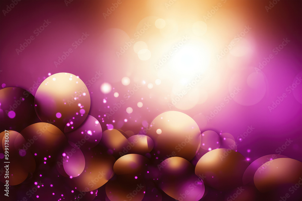 golden light violet background