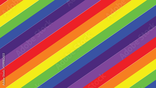 Art Rainbow Lines Colorful Background