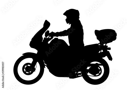 Old big bike on white background