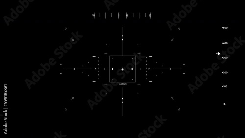 Satellite GPS motion aerial analysis element. User Interface. Aerospace in the United States Air Force. Aircraft Planes detected by satellite camera. Ui and Ai interface, modern military technology.