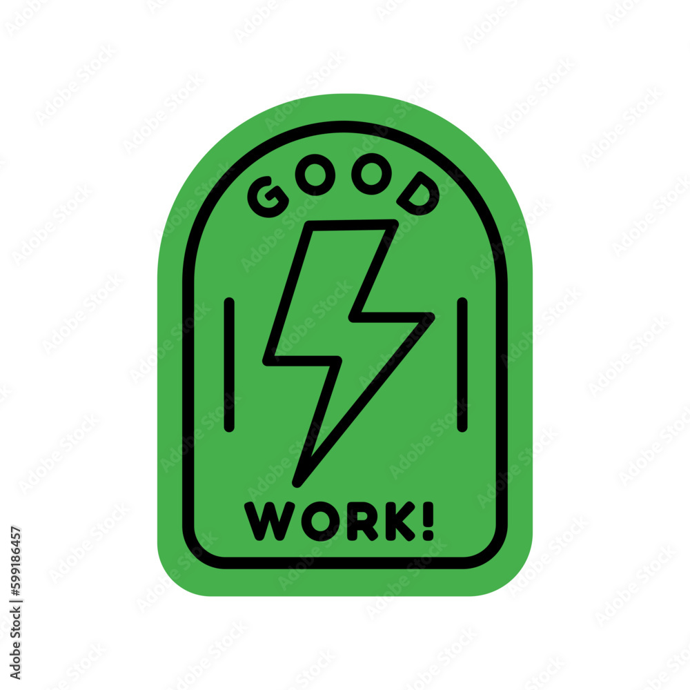 Achievement Sticker Badge Achievement Sticker Badge