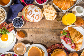 Fathers day Brunch background