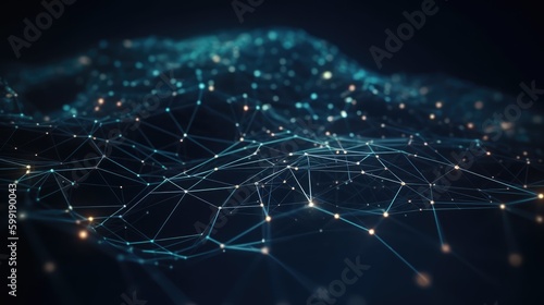 Abstract technolgy texture background made with generative ai