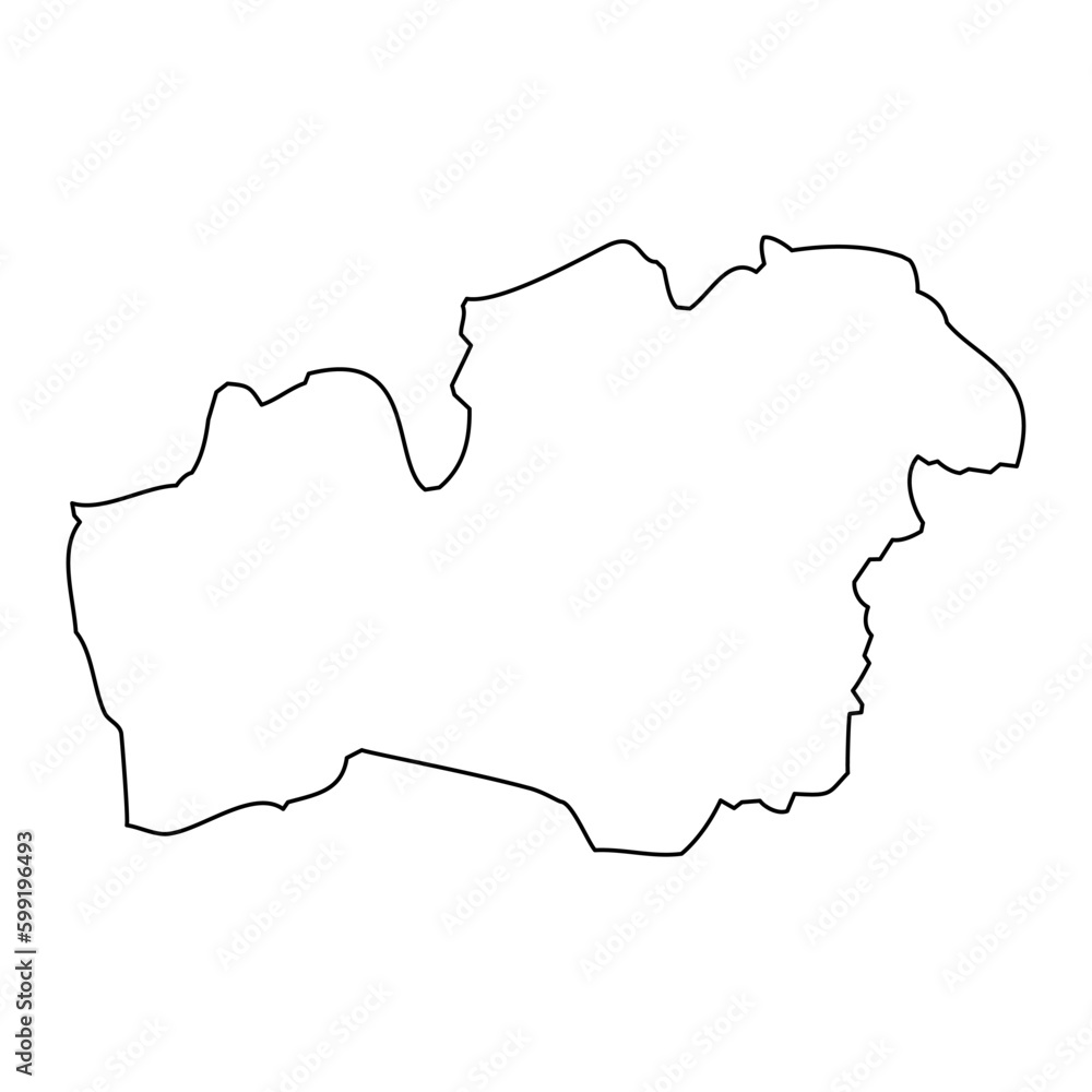 Kronoberg county map, province of Sweden. Vector illustration. Kronoberg county map, province of Sweden. Vector illustration.