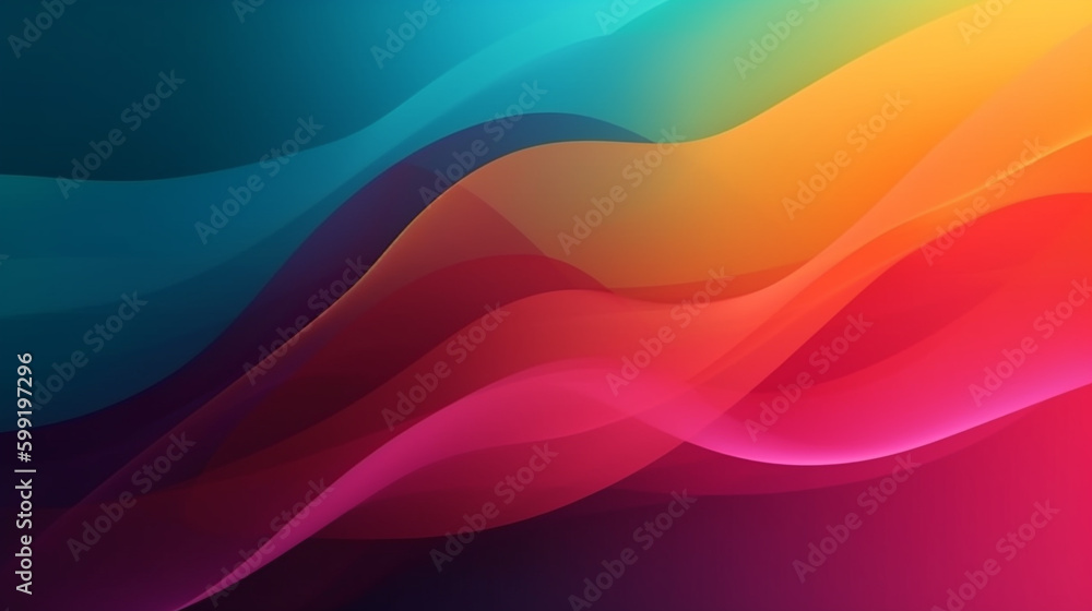 Abstract gradient mesh background, generative ai Abstract gradient mesh background, generative ai