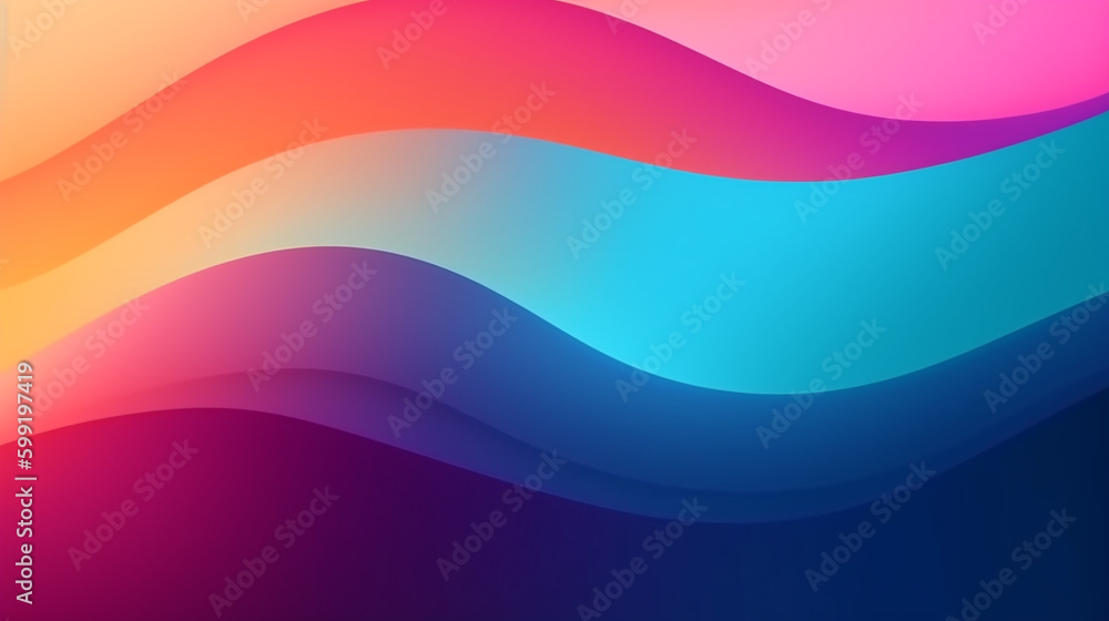 Abstract gradient mesh background, generative ai Abstract gradient mesh background, generative ai