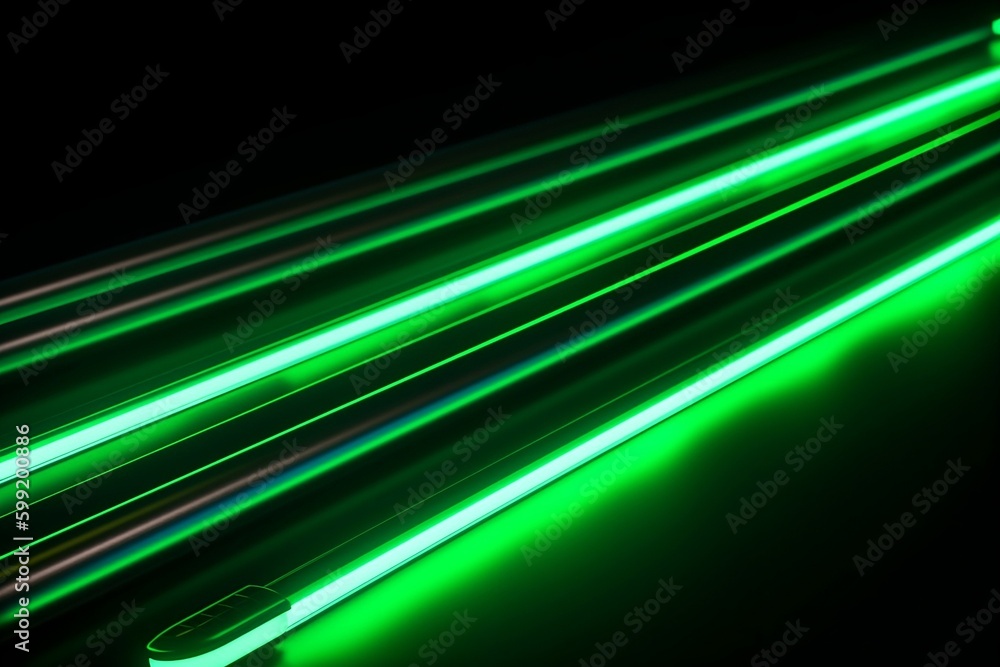 Abstract Background with Green Lines Abstract Background with Green Lines