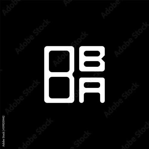 BBA letter logo abstract creative design. BBA unique design	