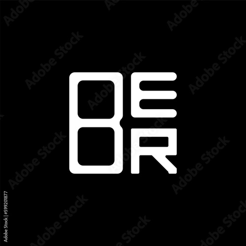 BER letter logo abstract creative design. BER unique design	