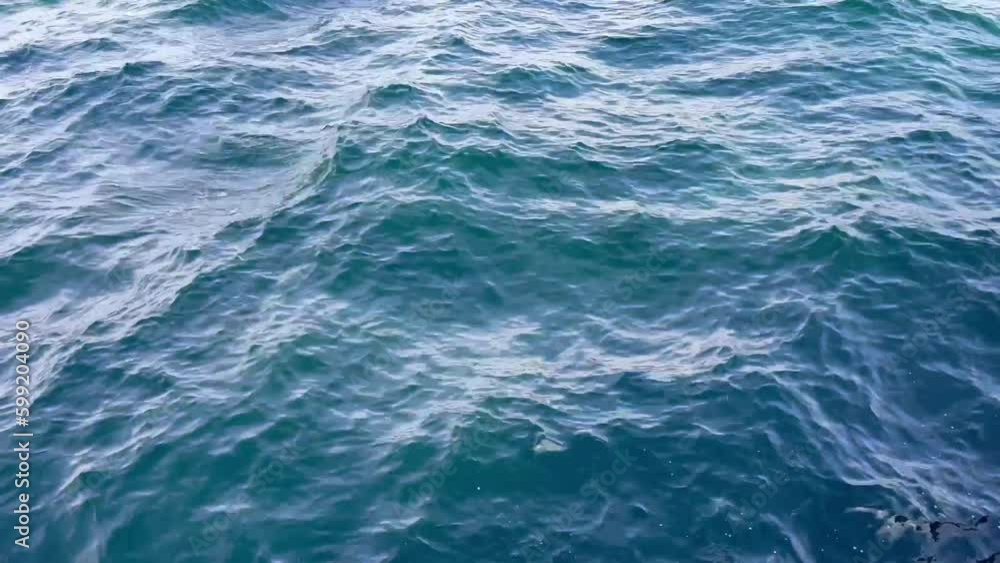 Dark blue calm wave water - Stock video Dark blue calm wave water - Stock video