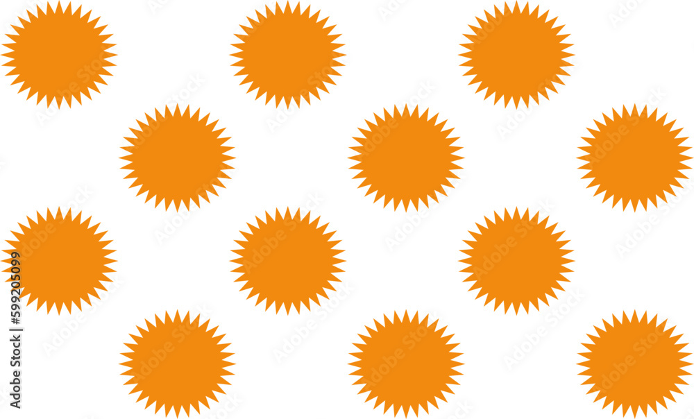 seamless background with orange sun pattern repeat style, replete image design for fabric printing
seamless background with orange sun pattern repeat style, replete image design for fabric printing