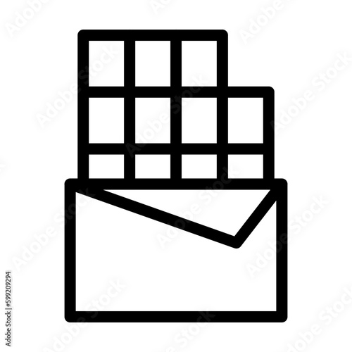 Chocolate Bar Icon Design
