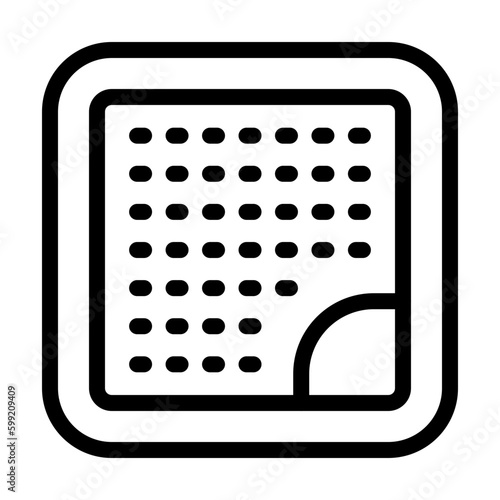 Nicotine Patch Icon Design