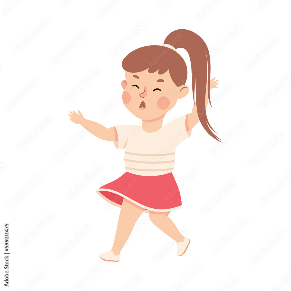 Bullied Girl Suffering from Mockery and Sneer Vector Illustration Bullied Girl Suffering from Mockery and Sneer Vector Illustration