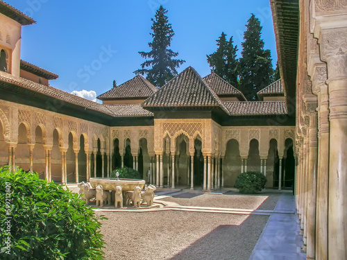 Court of the Lions, Alhambra, Granada