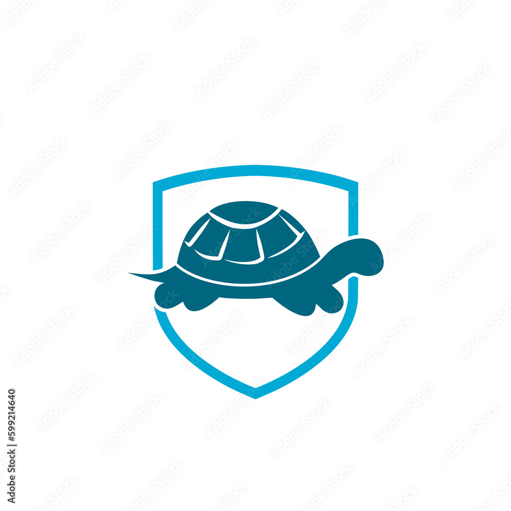 Sea Turtle Logo Design Protected icon isolated on transparent background Sea Turtle Logo Design Protected icon isolated on transparent background