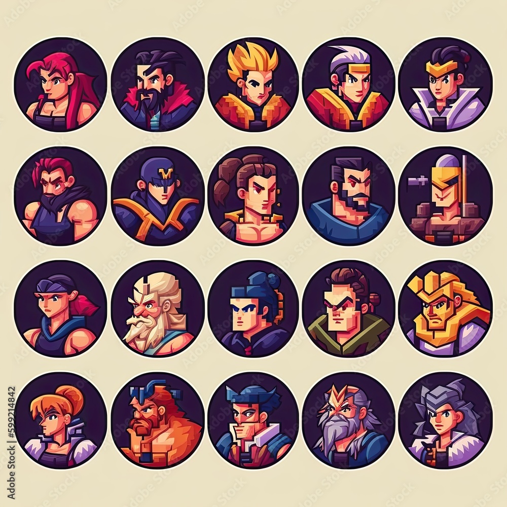design fantasy character avatar ai generated design fantasy character avatar ai generated