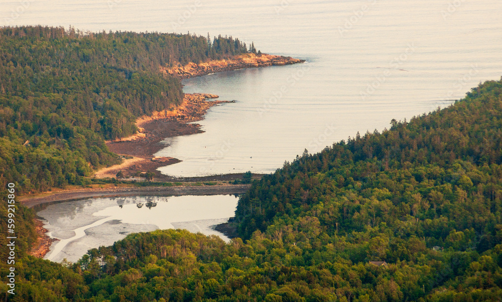 Fototapeta premium Cadillac Mountain at Acadia National Park