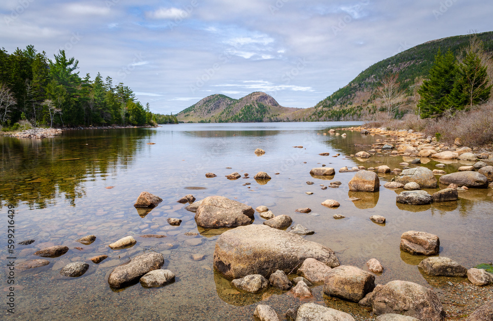 Jordan Pond at Acadia National Park Jordan Pond at Acadia National Park