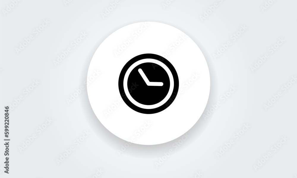 Time, clock stop watch, limited offer, happy hour, deadline concept, line icon, vector illustration Time, clock stop watch, limited offer, happy hour, deadline concept, line icon, vector illustration
