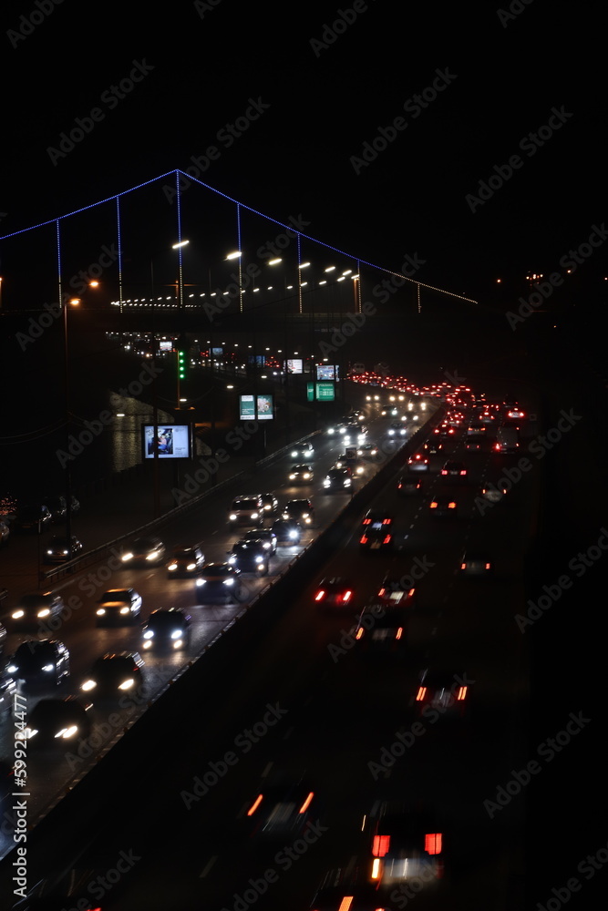 night city traffic night city traffic