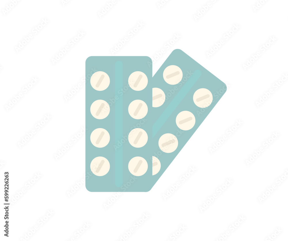 Pharmaceutical pills blister logo design. Pharmaceutical industry. Prescription drugs. Pharmacology, pharmaceutical industry, therapy drugs, healthcare vector design and illustration.
