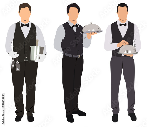 Set of waiters.