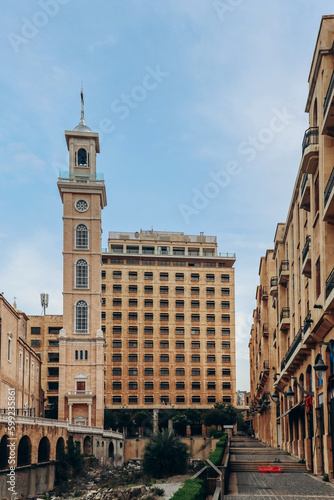 Buildings near the Martyrs' Square, the historical central public square of Beirut.