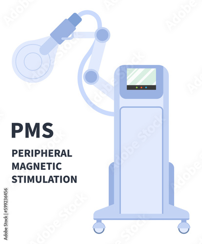 Medical machine equipment of Peripheral Magnetic Stimulation Therapy for De Quervain’s Disease sport medicine Chronic Back Pain