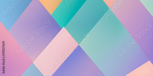 Abstract colorful panorama wallpaper background. Generative AI