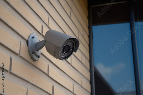 CCTV security camera for home security & surveillance.AI Generative