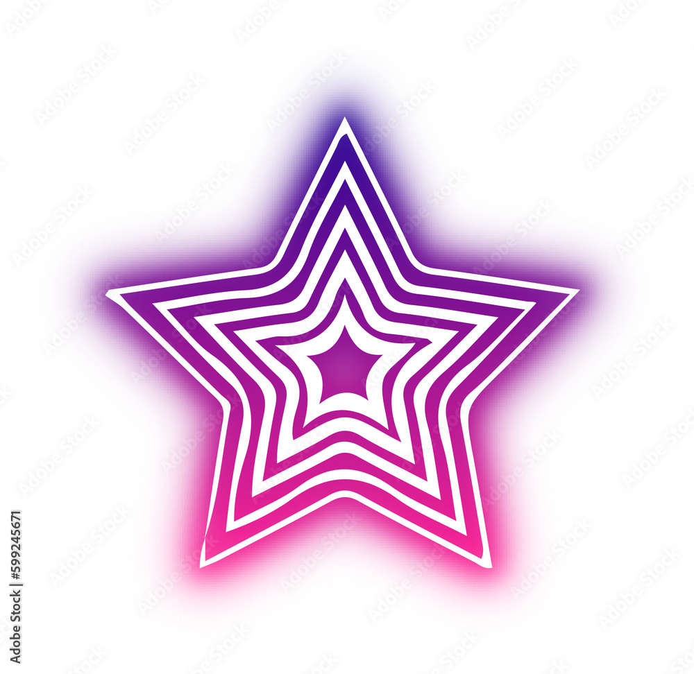 Set of Star neon