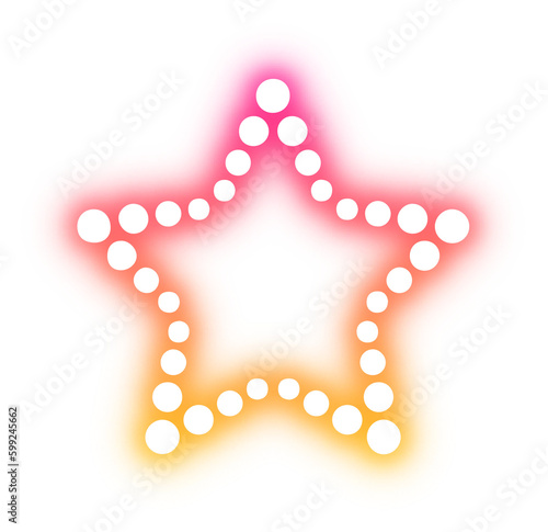 Set of Star neon