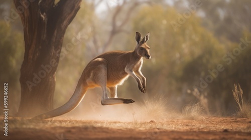 Incredible Kangaroo Shot: AI Generated