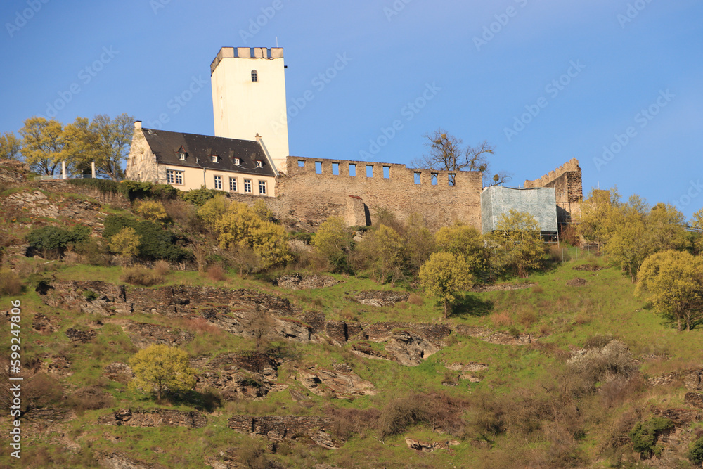 Burg Sterrenberg über dem Mittelrheintal