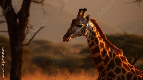 Incredible Giraffe Image - AI Generated