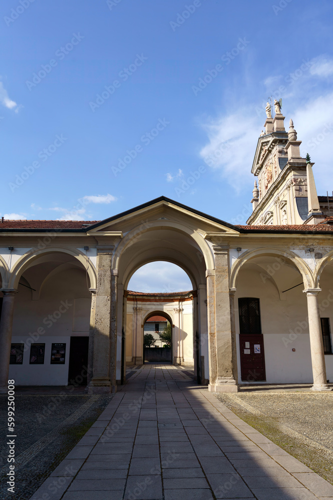 Historic Certosa di Garegnano in Milan, Italy