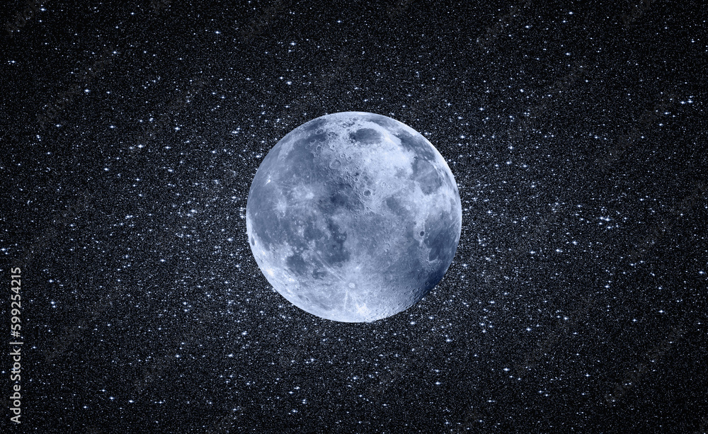 Full Moon in the space Full Moon in the space