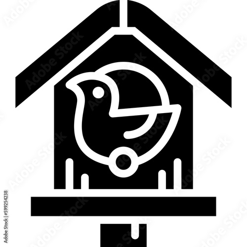 birdhouse solid icon