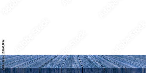 Empty wood table transparent background For product placement. wooden table template, desk mockup