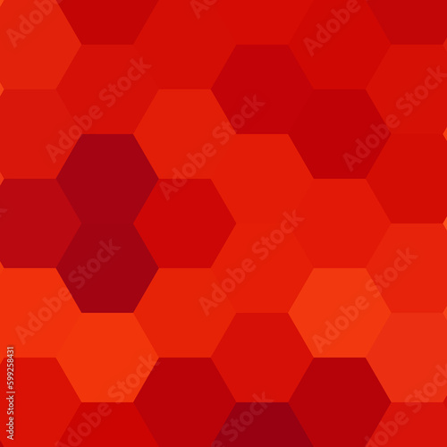 Red vector background with set of hexagons. Illustration with set of colorful hexagons. New template for your brand book. eps 10