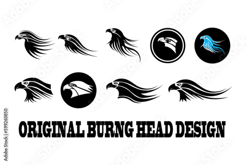 ORIGINAL BIRD HEAD DESIGN icon design template vector